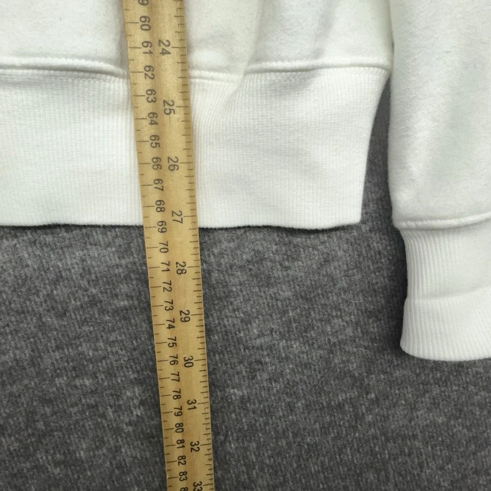 The North Face‎ Hoodie Mens XS Beige Pullover Fleece Logo Sweatshirt Graphic